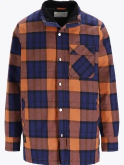 Mode Flannel Jakke U Lett vattert skjortejakke i unisex