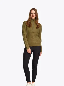 Mode Iris HZ Genser D Halfzip strikkegenser til dame