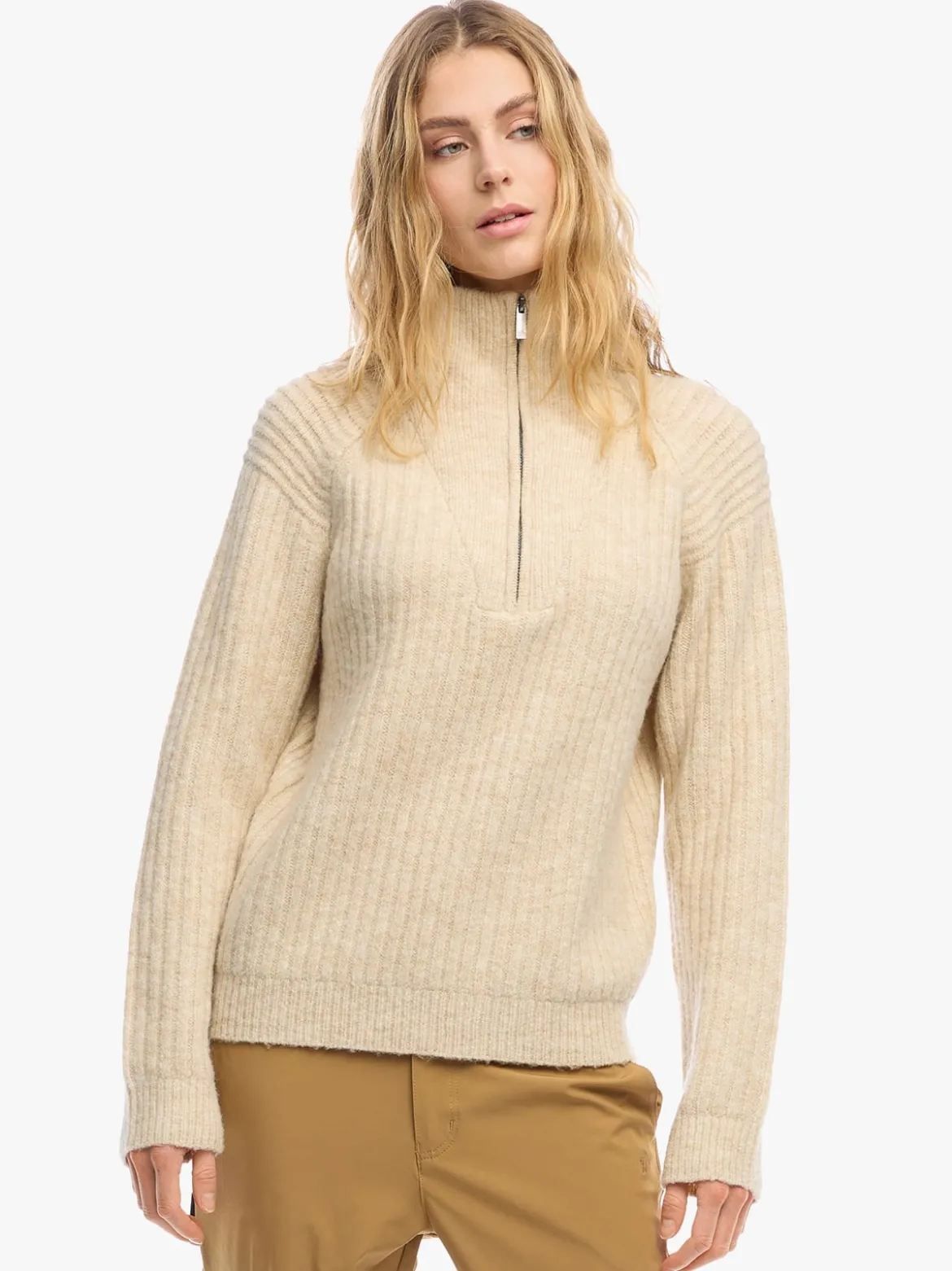 Mode Iris HZ Genser D Halfzip strikkegenser til dame