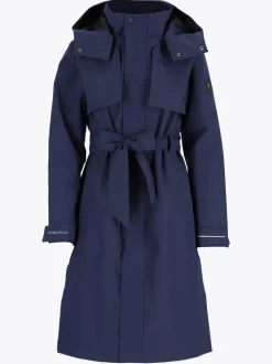 Mode 2L Trench D Lang 2-lags jakke til dame