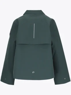 Mode Trench Jakke D Kort trenchcoat til dame